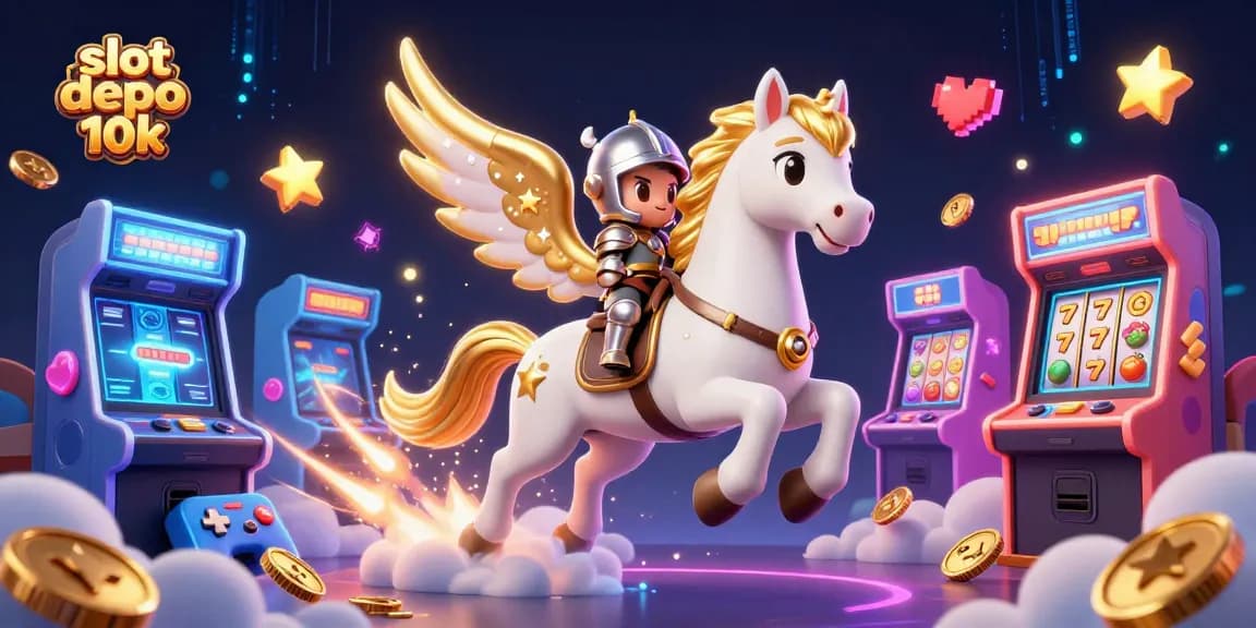 Experience winning thrills with slot depo 10k and dynamic gaming elements in a vibrant scene.