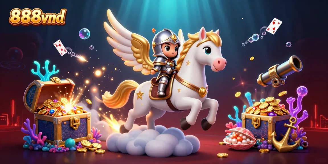 Experience top-tier gaming thrill at 888vnd with celestial elements and dynamic casino motifs.