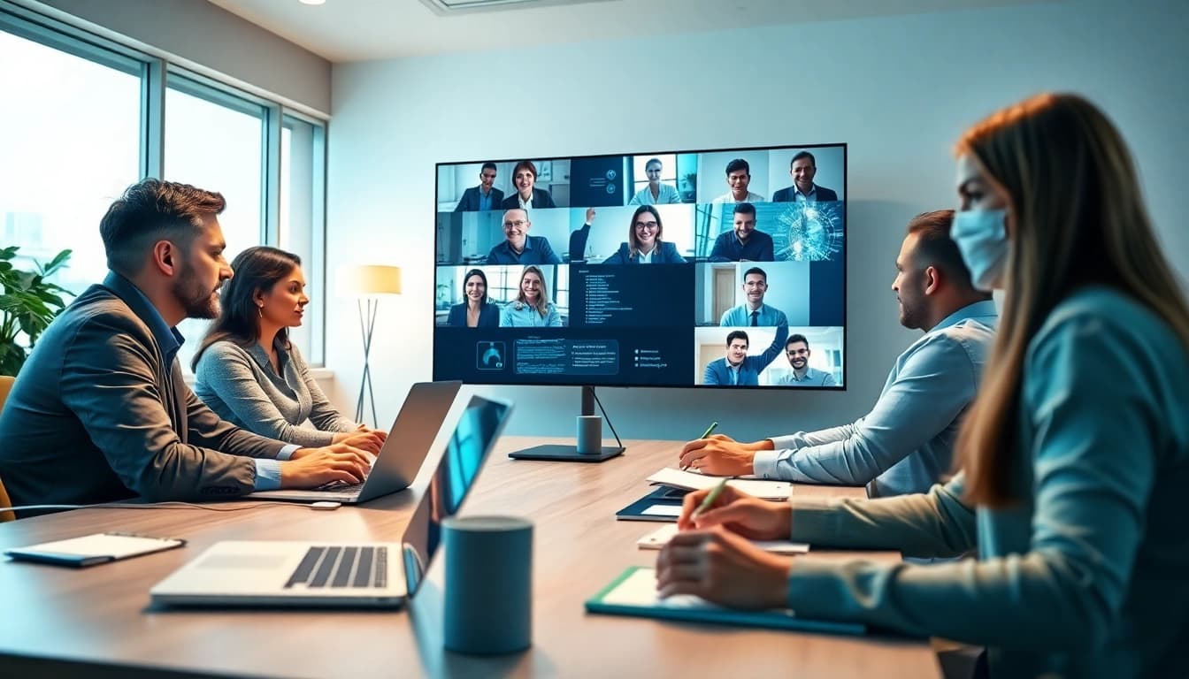 AI assistant for enterprise teams streamlining workflows in a collaborative digital workspace.
