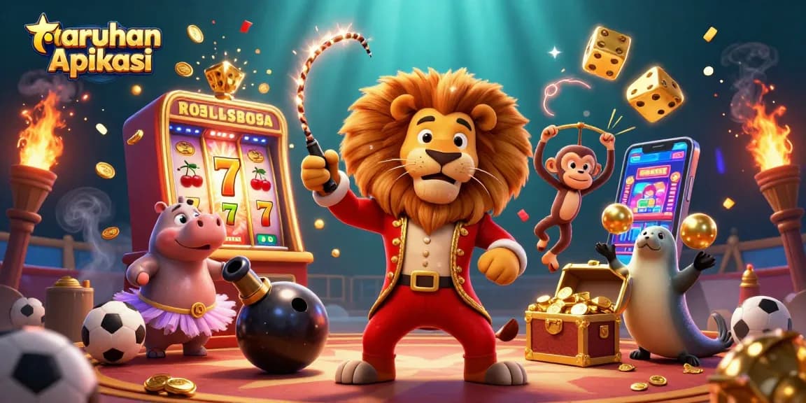 Experience thrilling taruhan bola aplikasi with vibrant 3D casino characters and dynamic gaming elements.