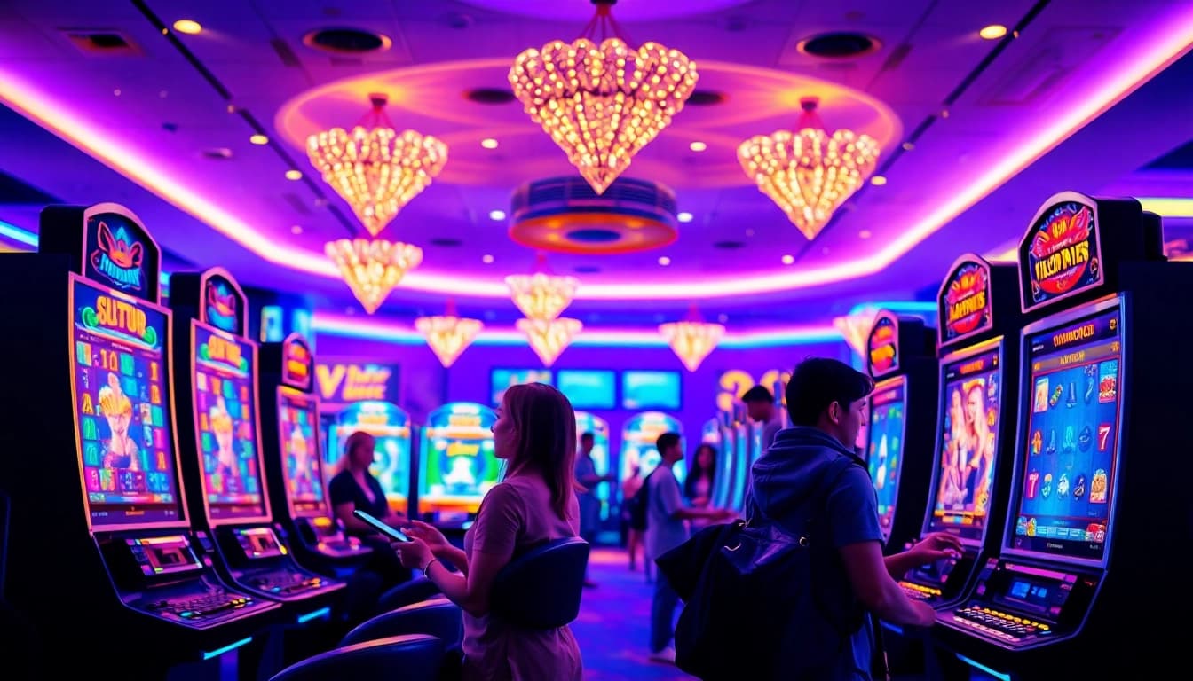 Experience the thrill of hoki138 pro in a vibrant online gaming atmosphere with slot machines.