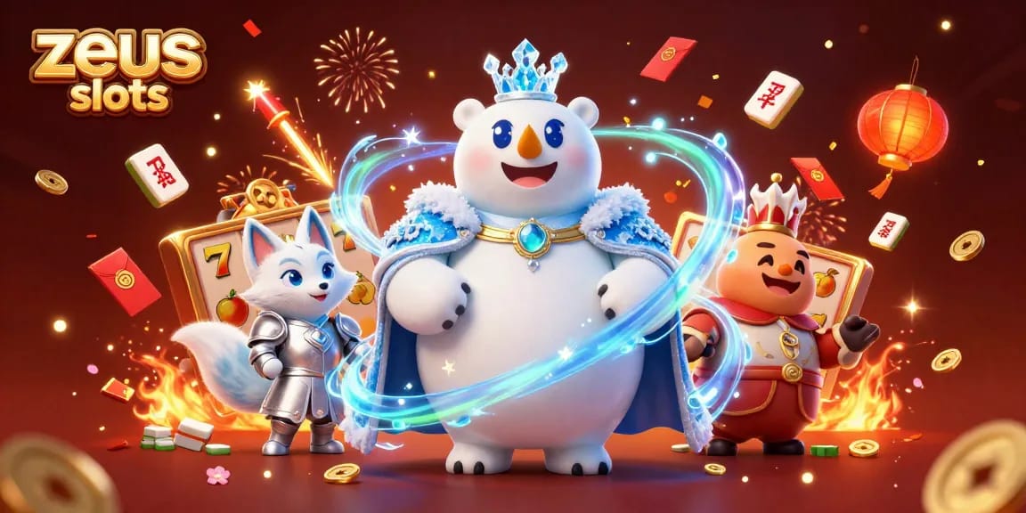 Spin the reels of zeus slots with festive energy and exciting game elements swirling in a vibrant scene.