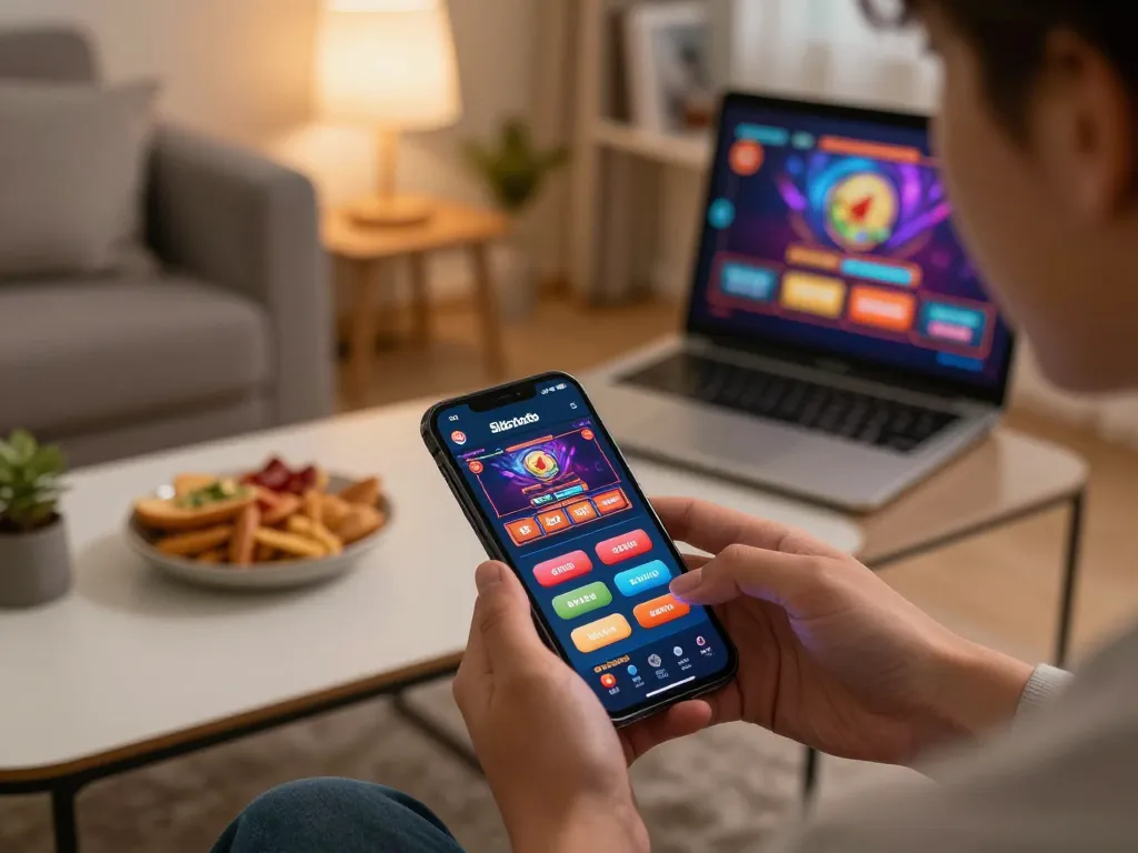 Play exciting games on situs toto platform while relaxing in a cozy home setting.