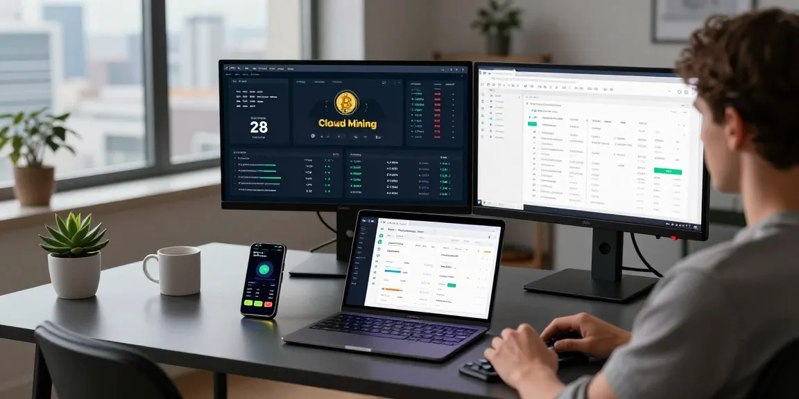 Explore the best bitcoin cloud mining site in a modern crypto trading workspace with Bitcoin charts and DeFi tools.