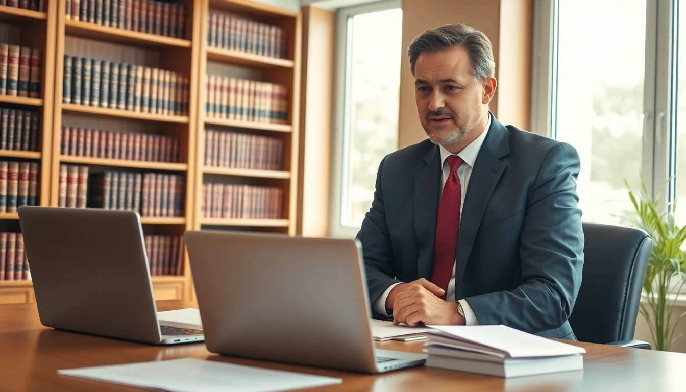 Engaging truck accident attorney clearwater consulting with a client in a well-lit office setting.