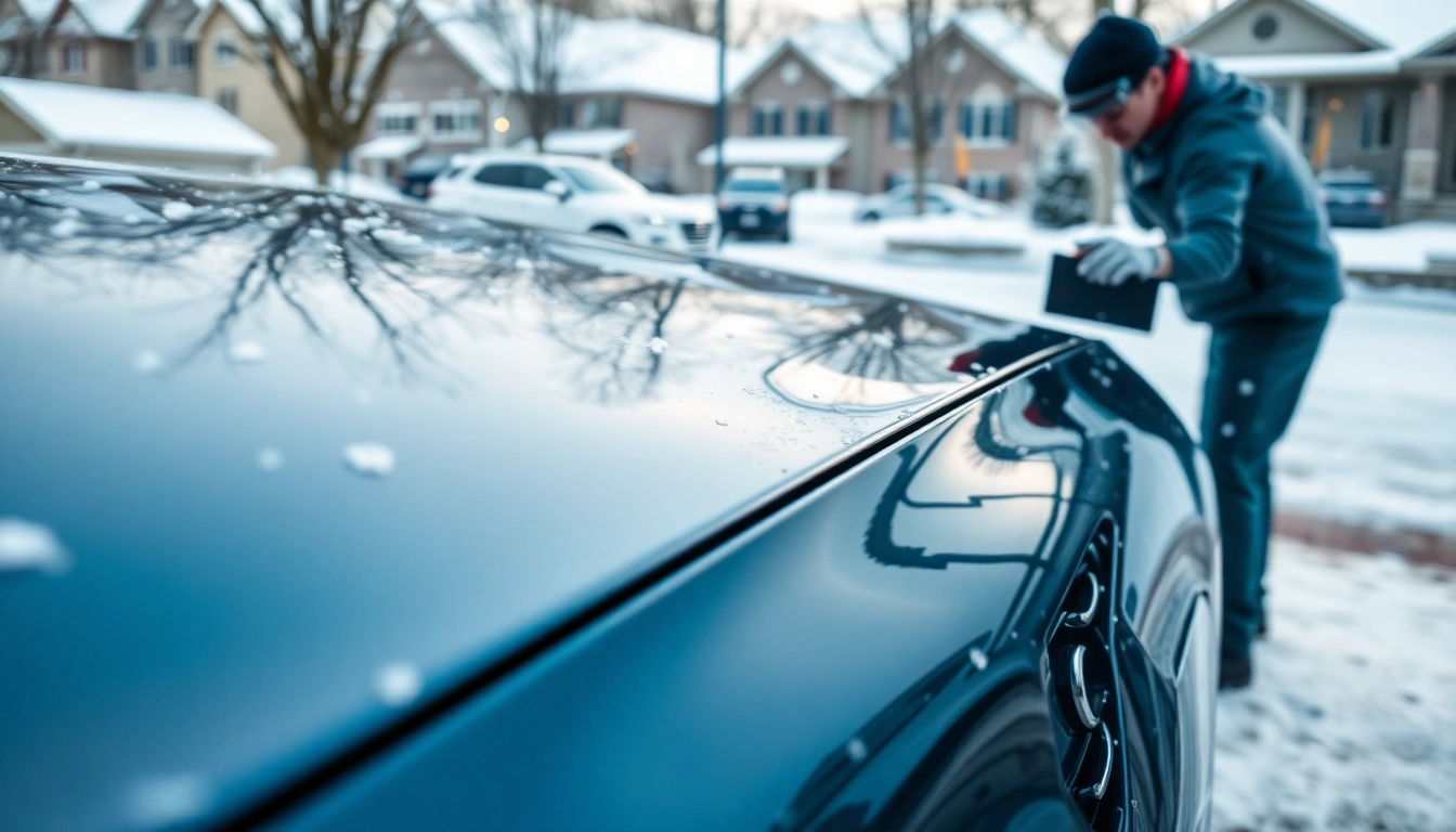 Enhancing winter car protection Chattanooga through professional detailing service.