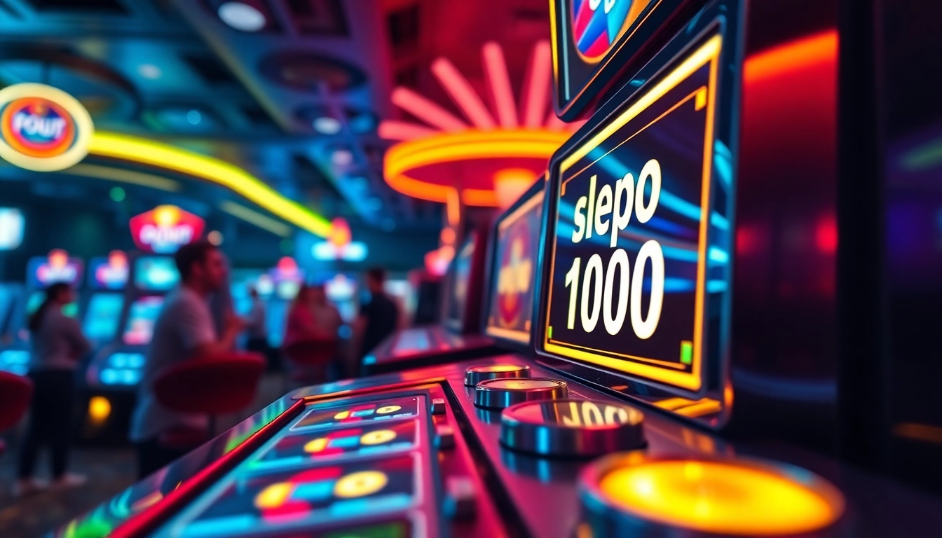 Menangkan putaran dengan slot depo 1000 yang terang dan penuh warna di kasino modern.
