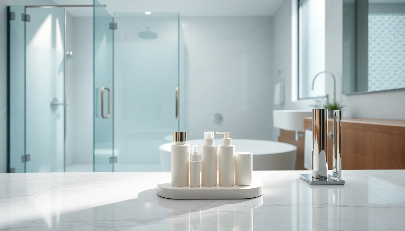 Experience elegant showers Australia in a luxurious bathroom setting featuring modern design elements.