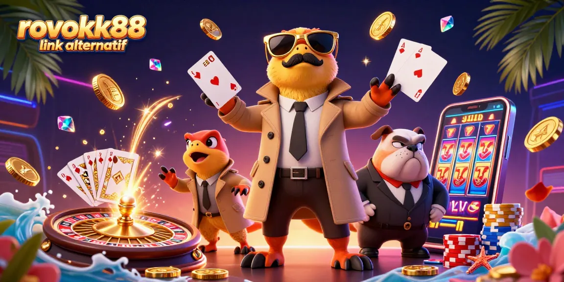 Experience the excitement with rokokk88 link alternatif as cartoon raptors infiltrate a casino!