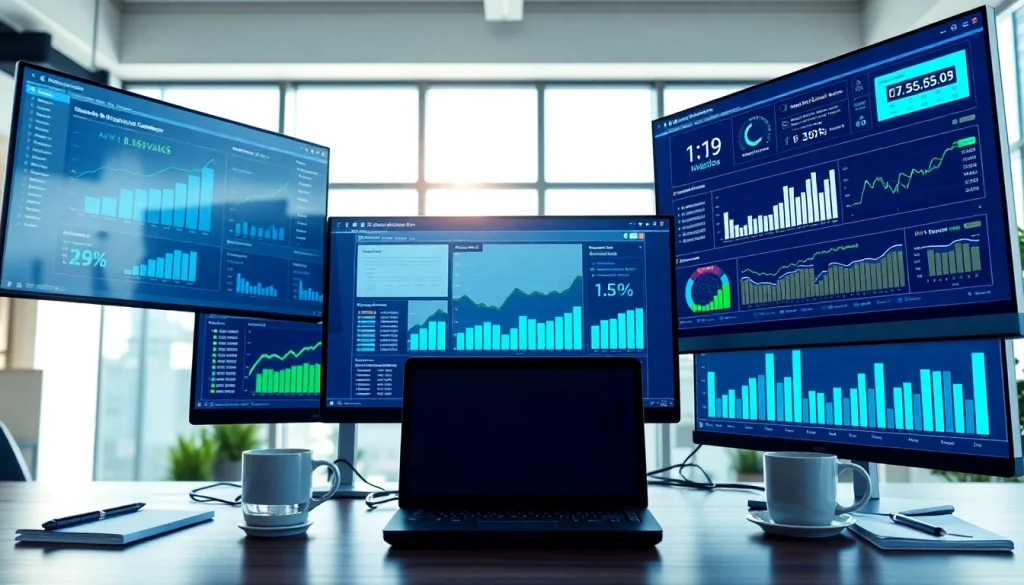 Engage with a powerful smm reseller panel in a dynamic office setting with analytics on display.