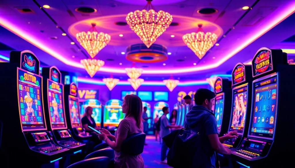 Experience the thrill of hoki138 pro in a vibrant online gaming atmosphere with slot machines.