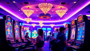 Experience the thrill of hoki138 pro in a vibrant online gaming atmosphere with slot machines.