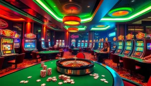 Players enjoying games at BK8 เว็บตรง online casino, showcasing excitement and luxury.