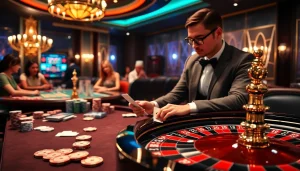 Play exciting games at rr88 gratis, featuring vibrant casino tables and high-stakes betting options.