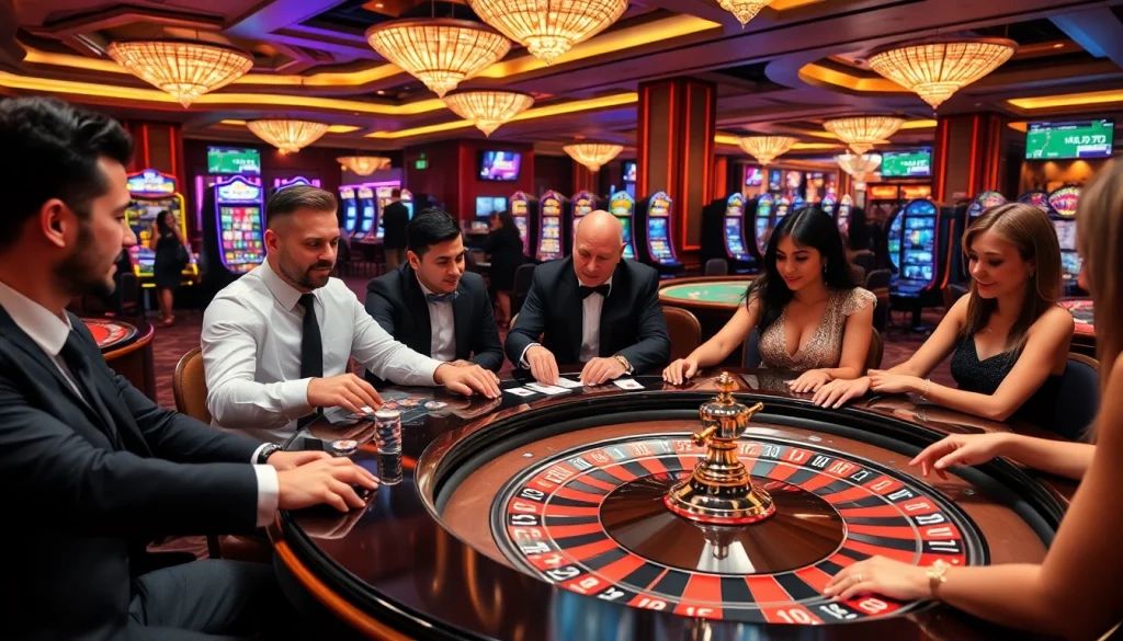 Experience thrilling gameplay at BK8 เว็บตรง with vibrant casino action and luxurious surroundings.