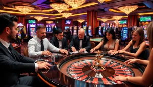 Experience thrilling gameplay at BK8 เว็บตรง with vibrant casino action and luxurious surroundings.