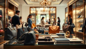 레플리카쇼핑몰에서 고품질 명품 가방을 구매하는 소비자들을 보여줍니다.