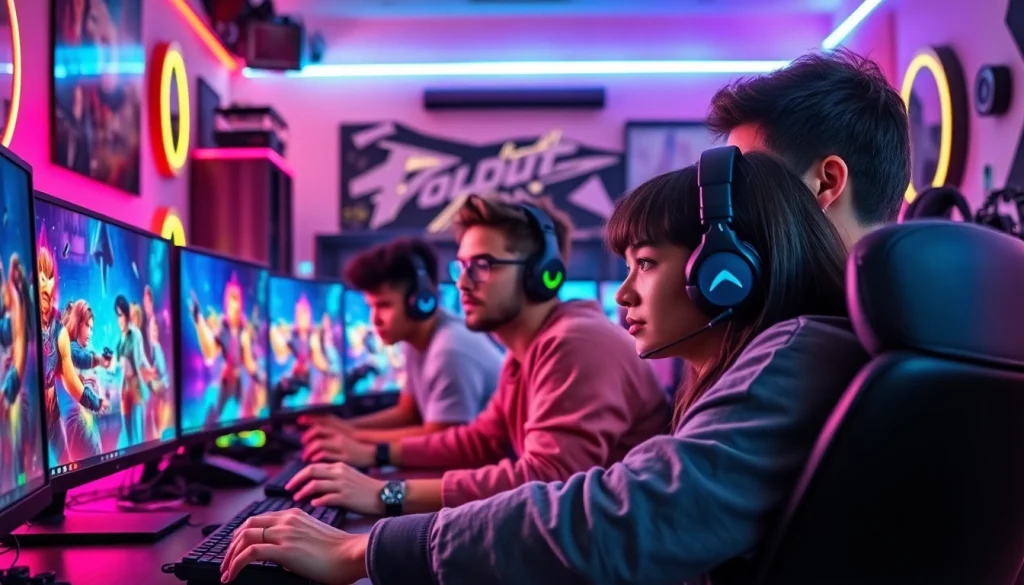 Engage with interactive poki.com free games in a vibrant gaming setup for thrilling experiences.