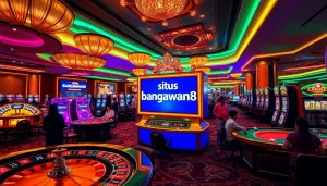 Experience the thrill at situs bangsawan88 with vibrant slot machines and engaged players.